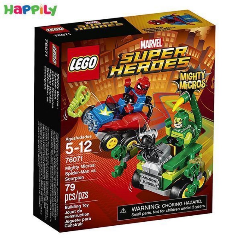 لگو superheroes فیگور اسپایدرمن و اسکورپیون 76071