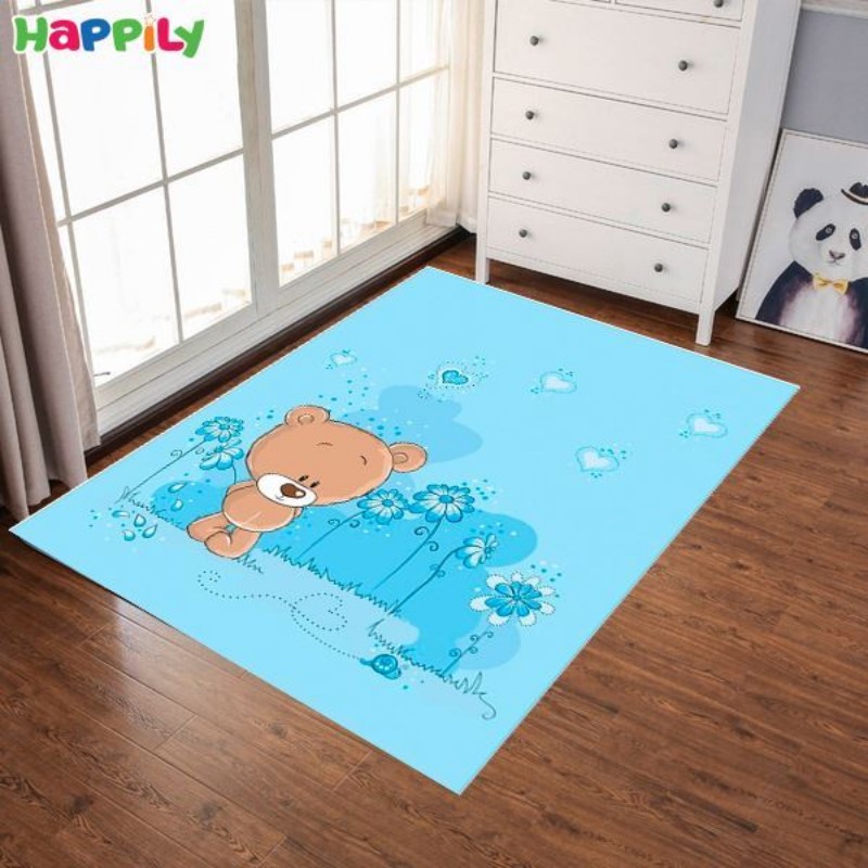 فرش اتاق کودک طرح خرس کوچولو 51202