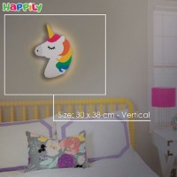 چراغ خواب کودک اسب تک شاخ یونیکورن Unicorn 