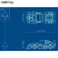 لگو speed فراری F40 رقابتی 75890