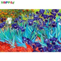 پازل D-Toys طرح نقاشی گلهای زنبق اثر ونسان ون گوگ 66916VG03