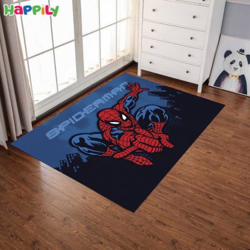 فرش اتاق کودک طرح spiderman اسپایدرمن   52386